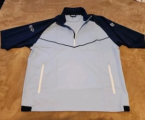 NEW Footjoy Special Olympics Arizona mens golf 1/4 zip wind shirt LARGE Blue - Picture 1 of 6