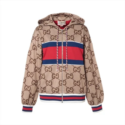 Gucci Polyester Jacket S Ladies' Beige  685758 Jumbo GG Tiger - Image 1 of 4