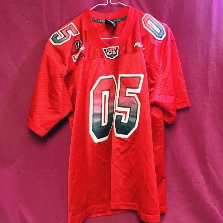 Camiseta deportiva juvenil Fubu #05 roja vintage rara talla grande 16-18 ÚLTIMA CAÍDA DE PRECIO Foto 1 de 1