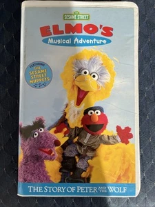 Sesamstraße ELMO'S Musical Adventure 2001 VHS - Sony Wonder, Clamshell - Bild 1 von 2