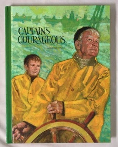 CAPTAINS COURAGEOUS Rudyard Kipling Dick Cole HARDCOVER EDUCATOR CLASSIC LIBRARY - Imagen 1 de 7