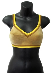Top corto de terciopelo con cuello en V Fenty Puma by Rihanna para mujer, alondra, XXS - Imagen 1 de 2