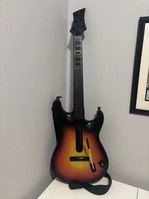 Xbox 360 Guitar Hero Guitar Wireless Red Octane Sunburst Not Working - Image 1 of 4
