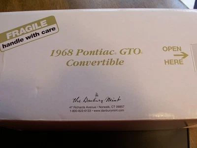 Pontiac GTO 1968 Danbury como nuevo 1:24 diecast convertible verde claro nuevo en caja Foto 1 de 4