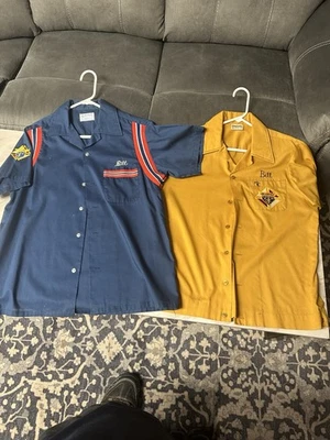 Camisas de boliche vintage Hilton And King Louie para hombre. Caballeros de Colón "BILL" Foto 1 de 4