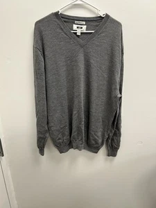 Joseph Abboud Herren Grau Kaschmir Langarm Pullover Sweater Größe 2XL Tall - Bild 1 von 4