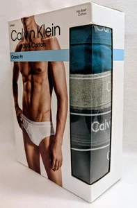 Men's Underwear Cotton HIP BRIEFS CALVIN KLEIN 4-PACK Classic CHOOSE SIZE - Picture 1 of 16