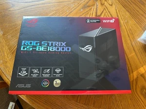 ASUS - ROG Strix GS-BE18000 Tri-Band Wi-Fi 7 Gaming Router - Unopened, New!! - Afbeelding 1 van 4