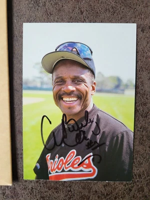Al Bumbry Team Issue Postcard - Baltimore Orioles - Autographed! - Image 1 of 3