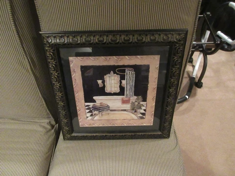 Framed Picture, Bed Bath and Beyond, Bath Scene Cover