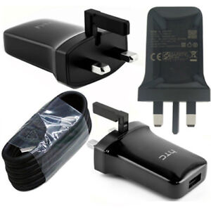 HTC TC P900-UK MAINS 1.5A CHARGER TRAVEL ADAPTER & TYPE-C USB DATA CABLE LEAD 