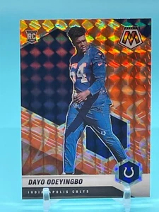 2021 Panini Mosaic Dayo Odeyingbo Rookie Arancione Reattivo RC  - Foto 1 di 1