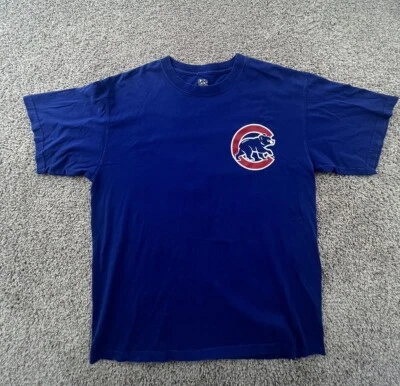 Alfonso Soriano Chicago Cubs Shirt Adult Large Blue Red MLB Baseball Mens - Image 1 of 4