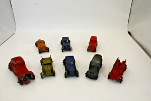HOT RODS, COUPE'S, ROADSTER, TRUCKS. VINTAGE LOT OF 7 METAL TOY CARS - Picture 1 of 15