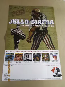 JELLO BIAFRA Big Ka-Boom, Part One Promo Poster New! Unused! 2002 AT DK Spoken - Picture 1 of 2