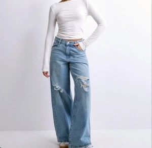 NWT Levi's 94 Baggy Wide-Leg Jeans  Women's Size 26 X 31 - Picture 1 of 5