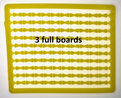 300 HARD yellow bait stops for pellets corn boilies carp barbel coarse fishing