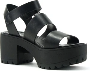 Soda Women Fashion Open Toe Block Platform Heel Sandals, Size 5.5M - Picture 1 of 11