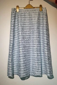 Warehouse Midi skirt, Blue Lase, Size 12 *new with tags* - Picture 1 of 4