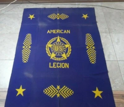 Very RARE! Vintage Antique American Legion Blanket 72x55 Pendleton? Wool - Image 1 of 4