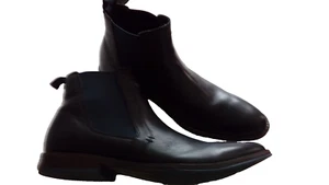 Mens Hush Puppies Chelsea boots size UK 10 brown leather Excellent cond pull on - Picture 1 of 9