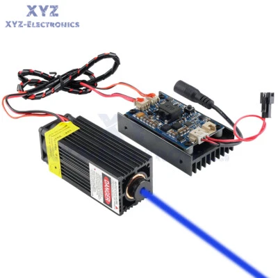 Módulo de grabado de cabezal láser de 15 W con herramienta de corte de marcado de madera Blu-ray TTL 450 nm Foto 1 de 4