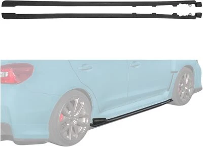 Side Skirt for 2015-2021 Subaru WRX STI 4-Door Sedan Side Splitters Rocker Panel Foto 1 de 4