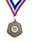 Masonic Royal Order of Scotland Award 66mm Bryn Bronze Medal & Ribbon