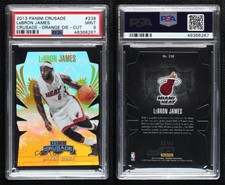 2013-14 Panini Crusade Crusade Orange Die-Cut /99 LeBron James #238 PSA 9 MINT
