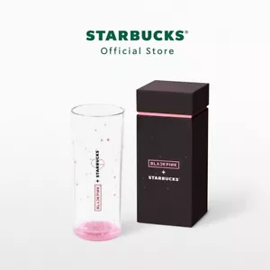 BLACKPINK Official Thailand STARBUCKS Limited Edition Glass 14 oz. Blink Kpop - Picture 1 of 4