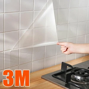 3M Wandschutzfolie Selbstklebend Transparent Spritzschutz Statische Aufkleber - Bild 1 von 23