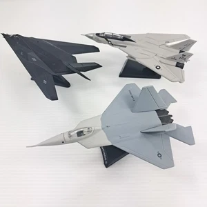 Lot Of 3 Military Airplane Models With Stand - Picture 1 of 5