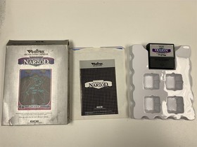 Fortress of Narzod Vectrex GCE 1982 - 100% COMPLETE CIB Box Manual Overlay Tray