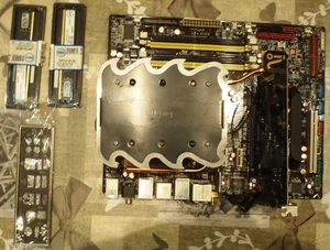 Asus P5K Premium/WiFi-AP, CPU Q6600, 4GB RAM und Grafikkarte. - Bild 1 von 16