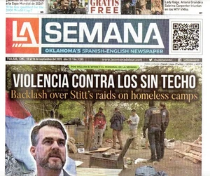 LA SEMANA Oklahomas spanisch-englische Zeitung Sept. 2025 Tulsa Obdachlosenlager - Bild 1 von 1