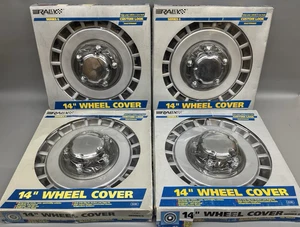 Rally Series 6 14 Inch Wheel Covers Set of 4 Fits Ford F100 F150 Bronco (READ) - Picture 1 of 24