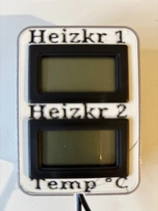 Gehäuse für Snap-In Einbaumeßgeräte Innen Aufputz z.B. Temperaturanzeige - Bild 1 von 3