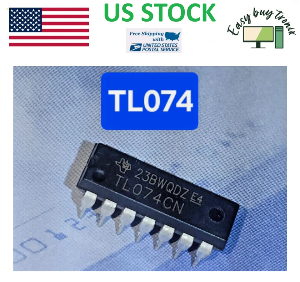 5pcs TL074CN Tl074 Quad JFET Operational Amplifier IC