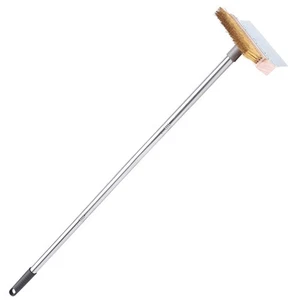 Cepillo para horno de pizza, cepillo para parrilla, varilla larga desmontable, herramienta de limpieza f6662 - Imagen 1 de 6