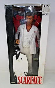 Scarface 18" NECA Reeltoys Figure Tony Montana White Suit in Box 2011 Sound - Picture 1 of 8