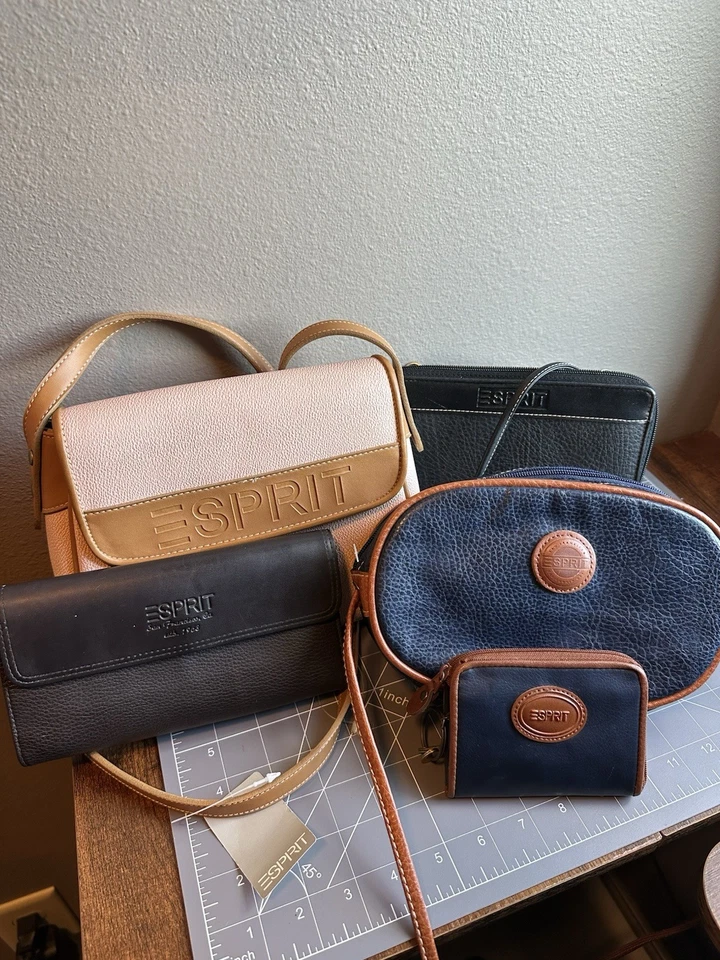 Colección de carteras y carteras ESPRIT vintage Foto 1 de 4