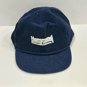 Vintage Hammond Lumber Co blau Cord Snapback Mütze Unisex verstellbar - Bild 1 von 6