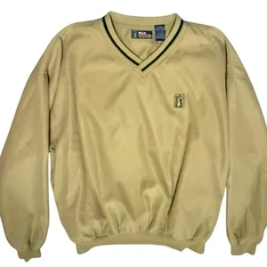 📍PGA Tour Beige Pullover Windbreaker 📏 Size: M (see tag) 📦 Condition: - Picture 1 of 4
