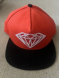 DIAMOND BRILLIANT SP HUT HERREN ERWACHSENE UNISEX DRUCKKNOPFLASCHE HUT ORANGE SCHWARZ - Bild 1 von 4