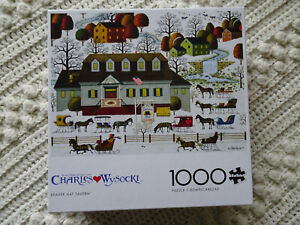 Charles Wysocki CHAPEAU DE CASTOR TAVERNE 1000 puzzle buffle neuf