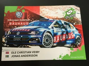 CP POSTCARD CARTOLINA VW VOLKSWAGEN POLO VEIBY RALLYE MONTE CARLO 2019 WRC - Imagen 1 de 1
