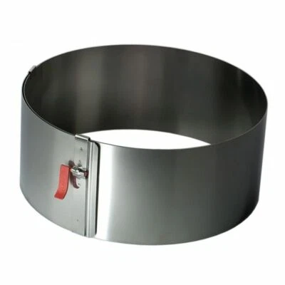 Lares Tortenring mit Klemmhebel rund Edelstahl Backrahmen Springform Backform  - Bild 1 von 2