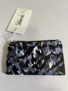 NWT Ted Baker- KAATT- Urban Leather Zip Card Holder- Mid Blue- MSRP - $70 - Bild 1 von 6
