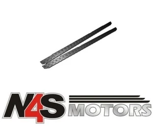 LR DEFENDER 110 SIDE SILLS PAIR BLACK POWDER COATED. PART SLKIT01-CSW/B / TF8222 - Picture 1 of 1