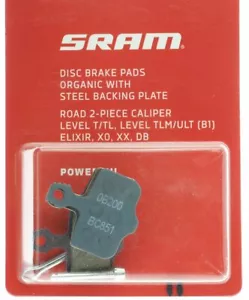 SRAM RED FORCE AXS/LEVEL/XX/X0 Avid Elixir/DB Organic Disc Brake Pad Powerful - Picture 1 of 1